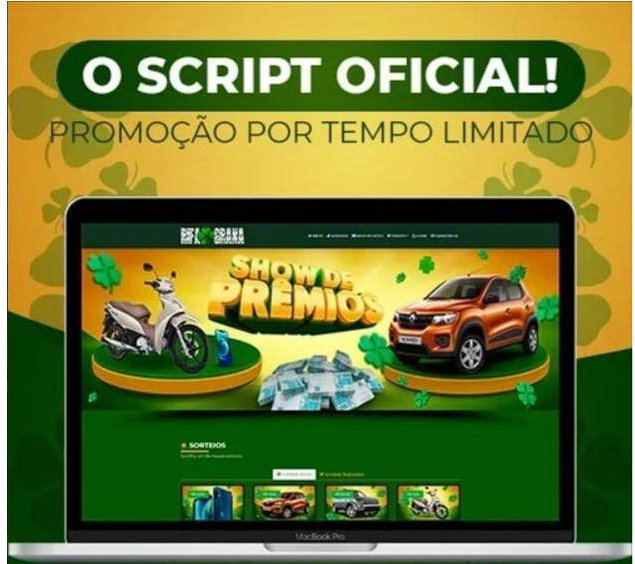 Script Rifa Online em WordPress